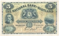 National Bank Of Scotland Ltd 5 Pounds, 11.11.1932